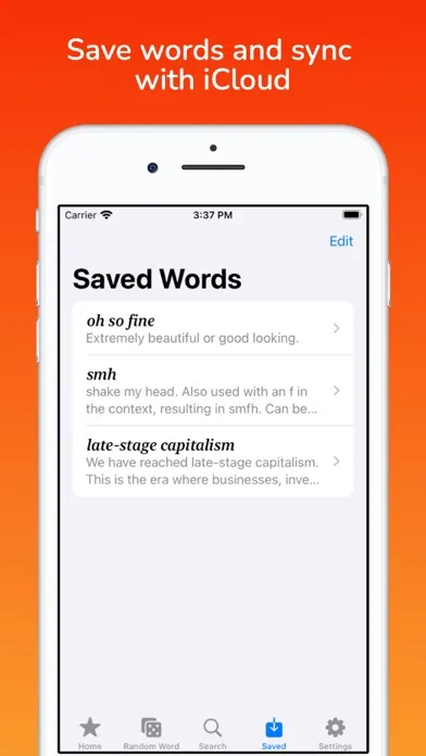 UrbanWatch - Slang Dictionary Screenshots