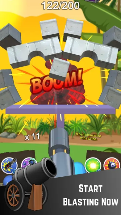 Ảnh chụp màn hình của Cannon Ball Strike- Knock Cans