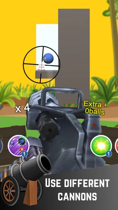 Ảnh chụp màn hình của Cannon Ball Strike- Knock Cans