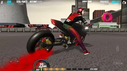 Tangkapan skrin Drift Bike Racing