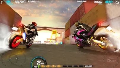 Tangkapan skrin Drift Bike Racing
