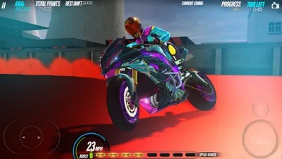 Tangkapan skrin Drift Bike Racing