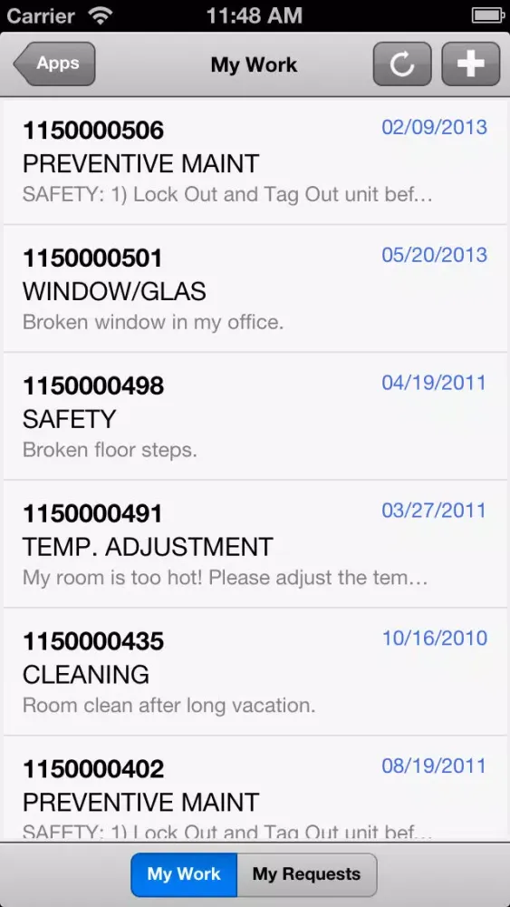 ARCHIBUS Mobile Client 1.0 স্ক্রিনশট