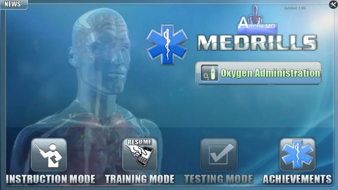 Capturas de pantalla de Medrills: Administer Oxygen