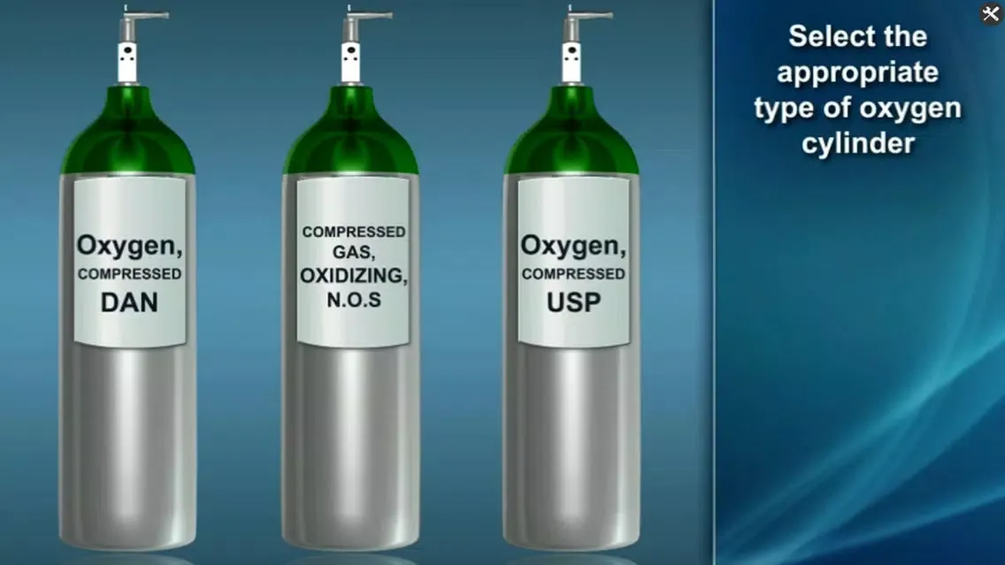 Capturas de pantalla de Medrills: Administer Oxygen