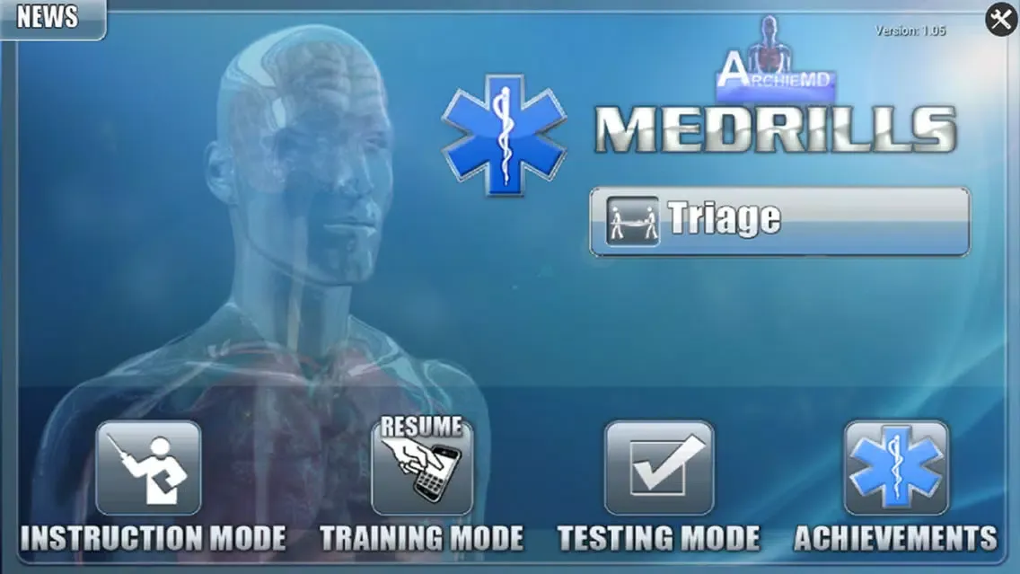 Medrills: Triage スクリーンショット