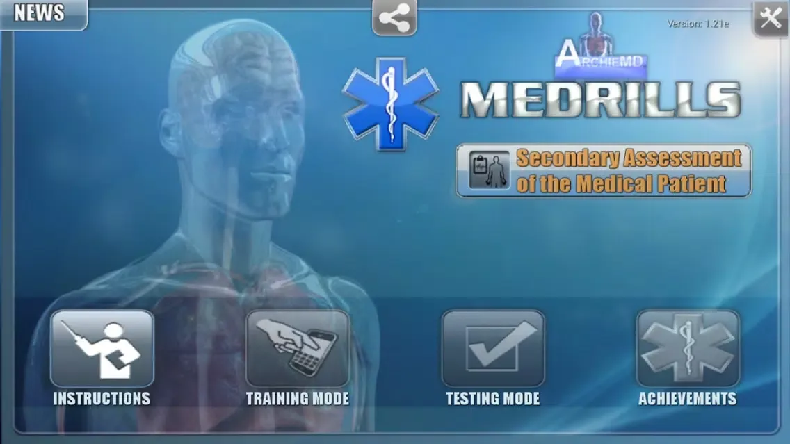 Secondary Assessment Medical Screenshots