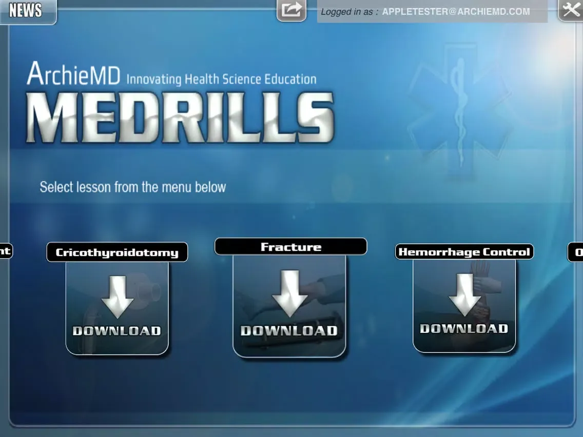 Screenshot di Medrills: Group or Single User iPad 
