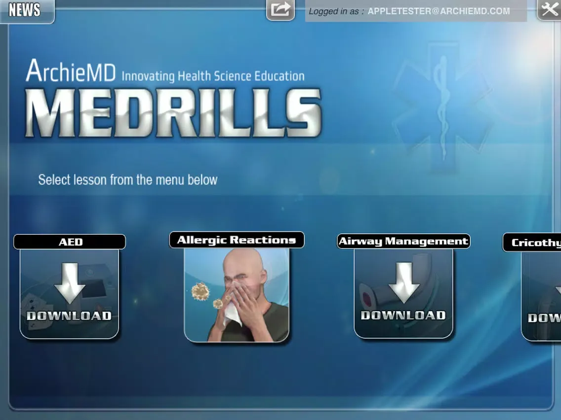 Screenshot di Medrills: Group or Single User iPad 