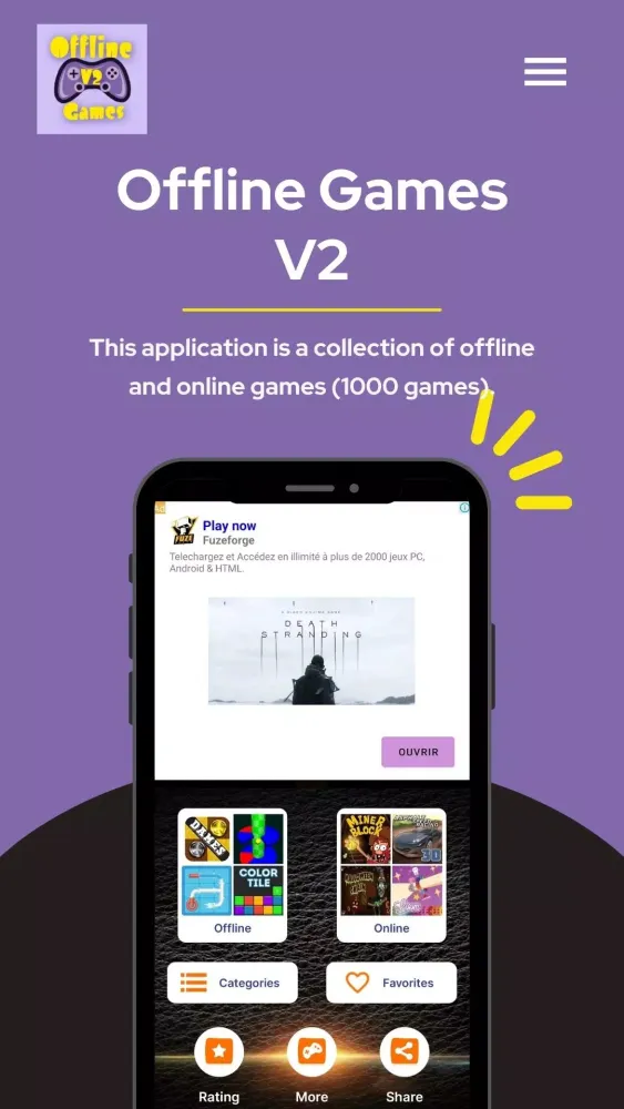 Offline and Online Games - V2 Screenshots