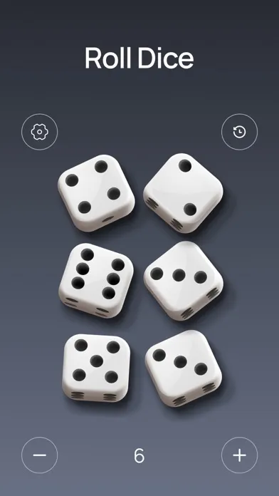 Tangkapan skrin Phone Dice Roller