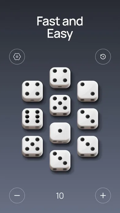 Tangkapan skrin Phone Dice Roller