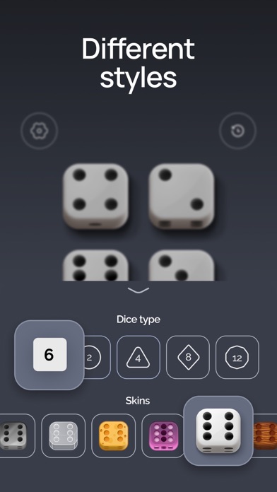 Phone Dice Roller Screenshots