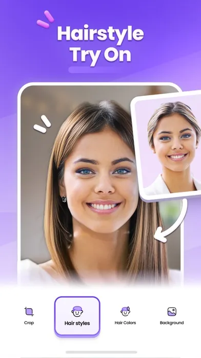 Hair Changer Editor AI スクリーンショット
