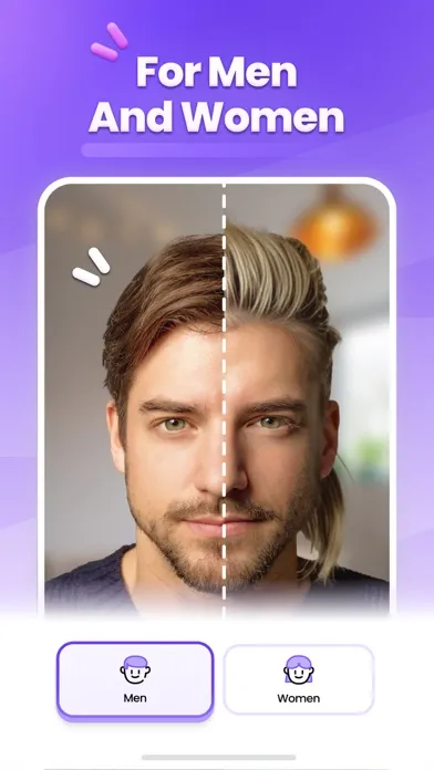 Hair Changer Editor AI スクリーンショット