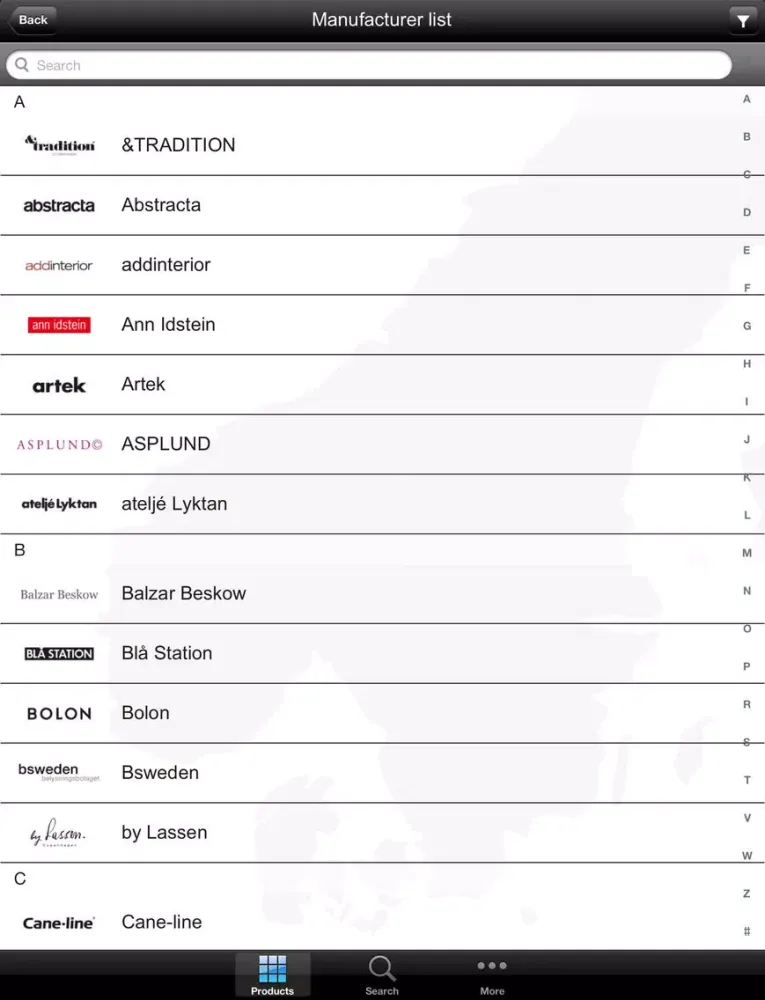ภาพหน้าจอของ Best Nordic Design Brands iPad 