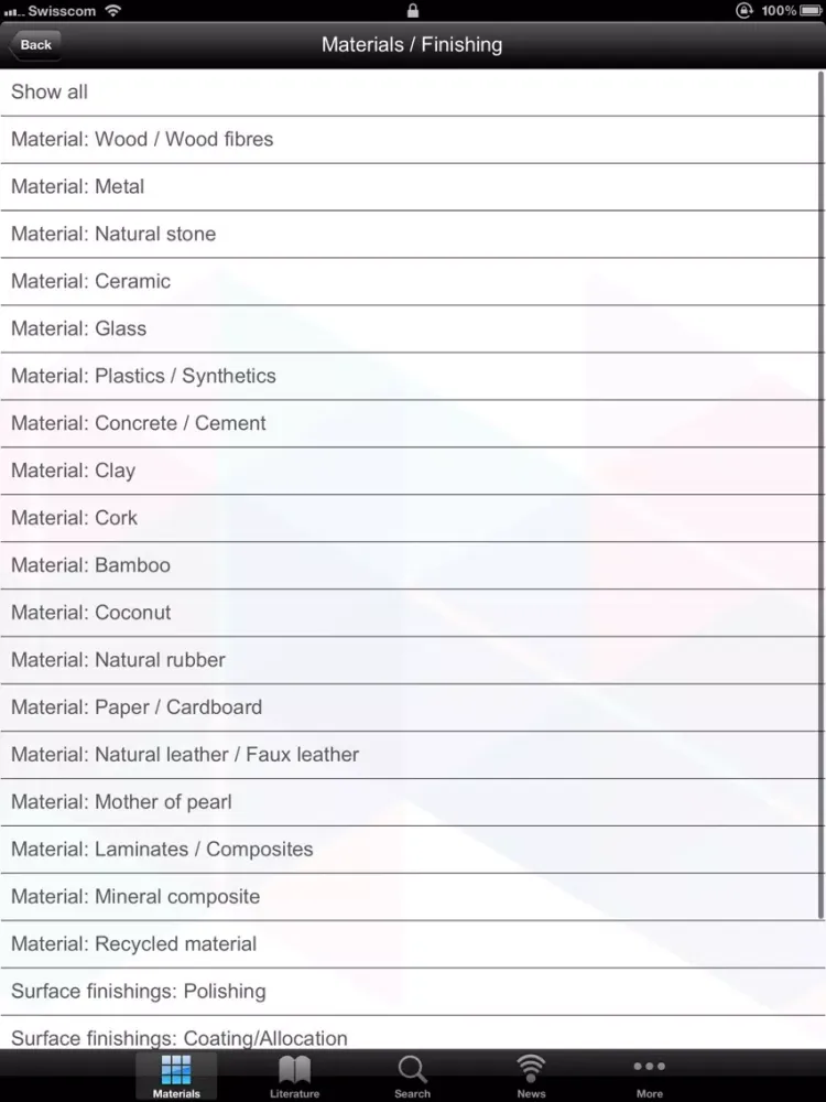 صور Materials Council iPad 