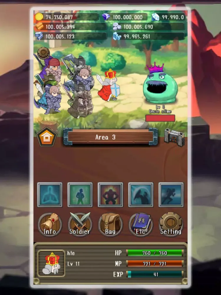 Capturas de tela do Rush Rush King iPad 