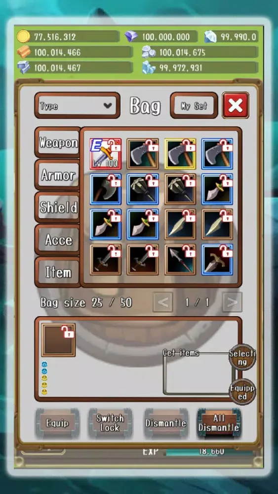 Capturas de tela do Rush Rush King