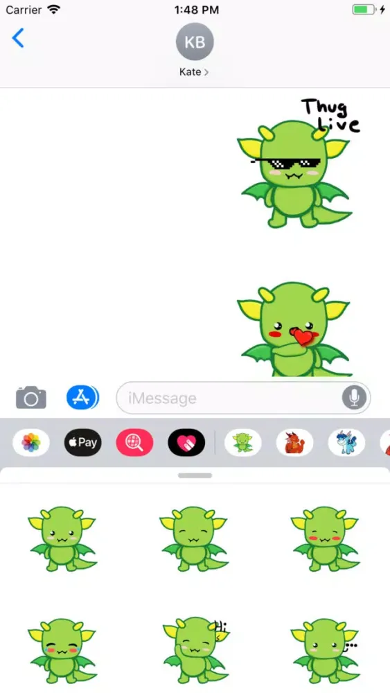 Baby Dragon Sticker Pack Screenshots