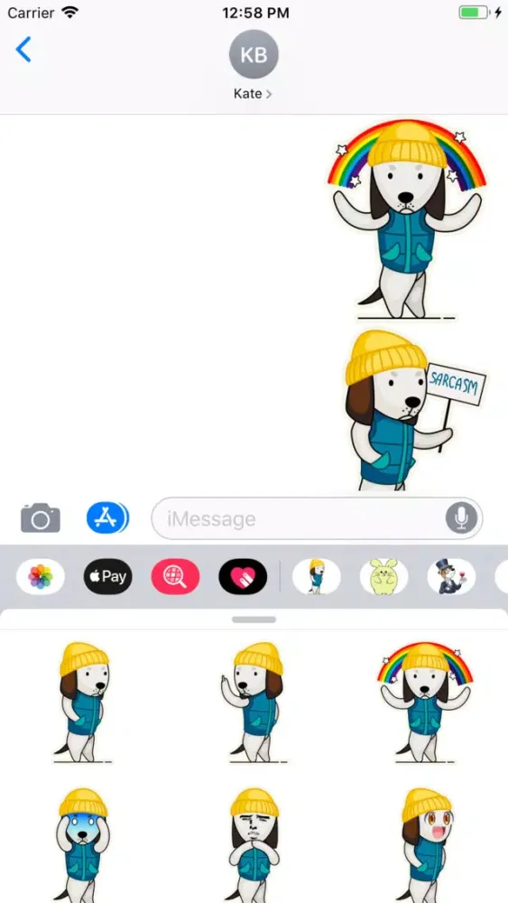 Boring Dog Sticker Pack應用截圖