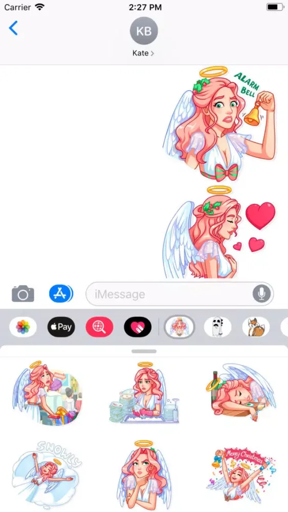 صور Christmas Angel Sticker Pack