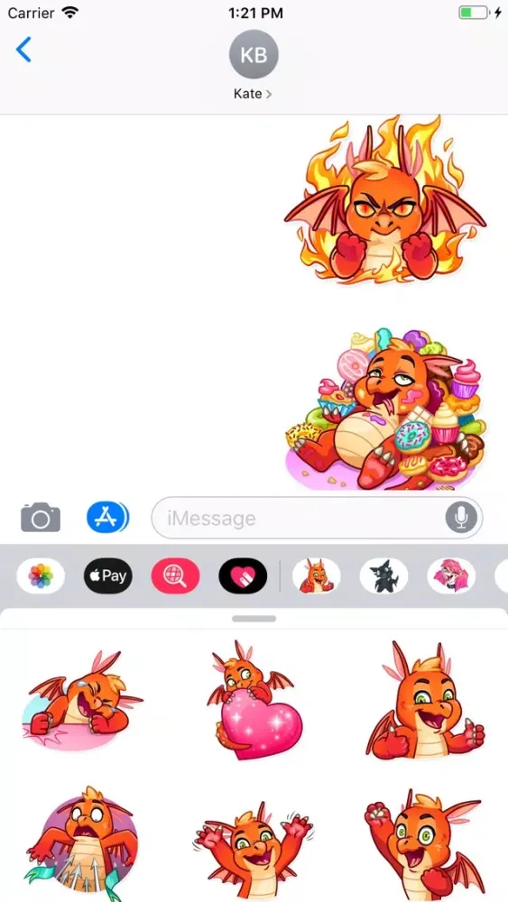 Dragon Boy Sticker Pack应用截图