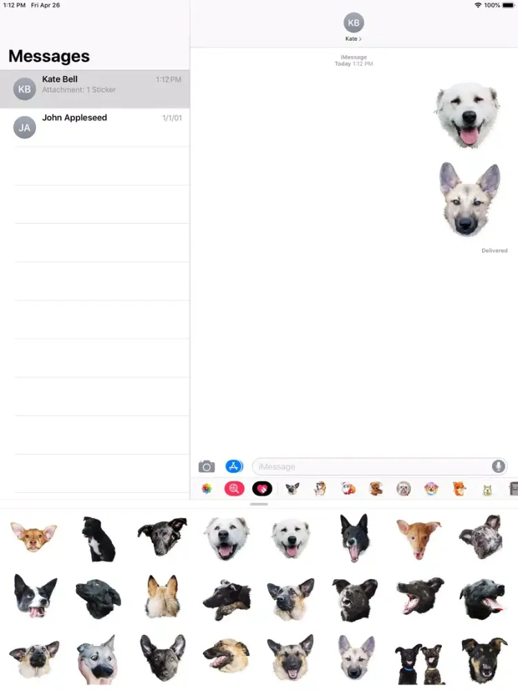 Dream Dogs Sticker Pack iPad  Ekran Görüntüleri