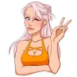 Fitness Girl Sticker Pack
