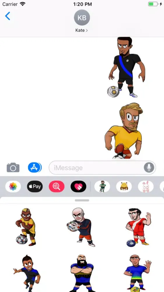 Football Guys Sticker Pack سکرین شاٹس