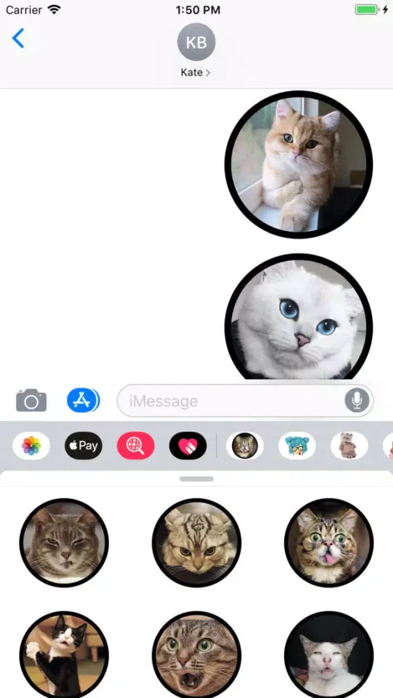 Funny Cats Sticker Pack Screenshots