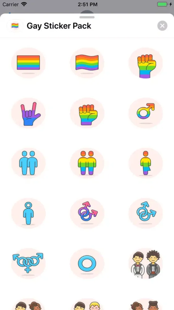 Gay Sticker Pack Screenshots