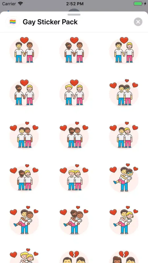 Gay Sticker Pack Screenshots