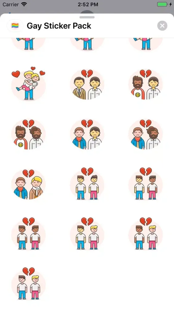 Gay Sticker Pack Screenshots