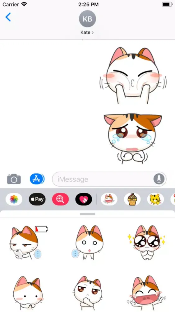Kawaii Kitty Sticker Pack Screenshots