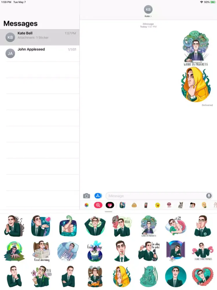Captures d'écran de Lovecraft Sticker Pack iPad 