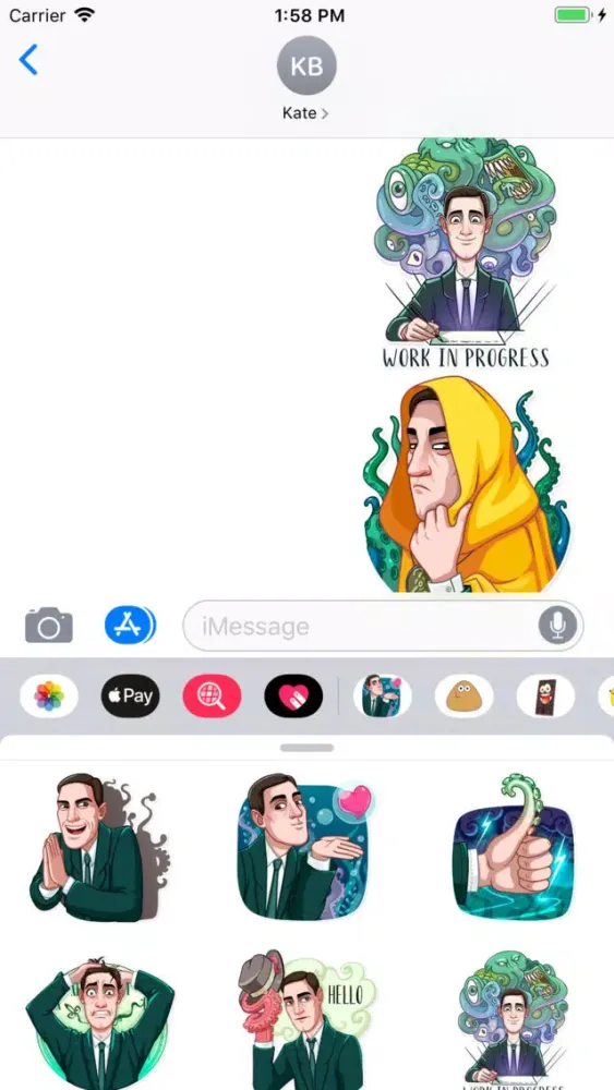 Captures d'écran de Lovecraft Sticker Pack