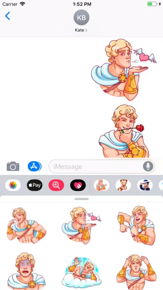 Lovely Apollo Sticker Pack Screenshots