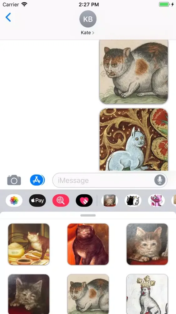 Medieval Cats Sticker Pack スクリーンショット