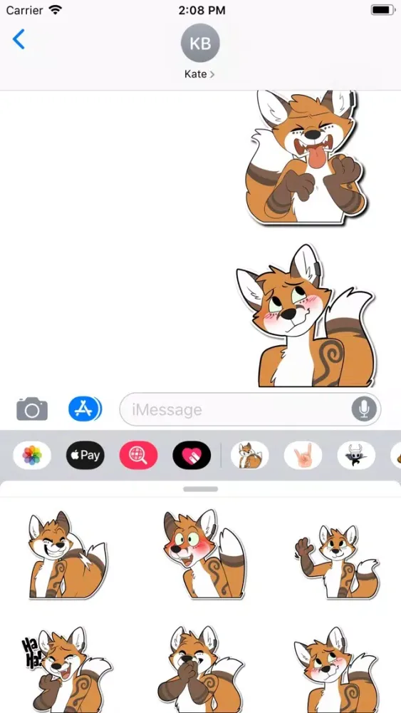 Playful Fox Sticker Pack应用截图
