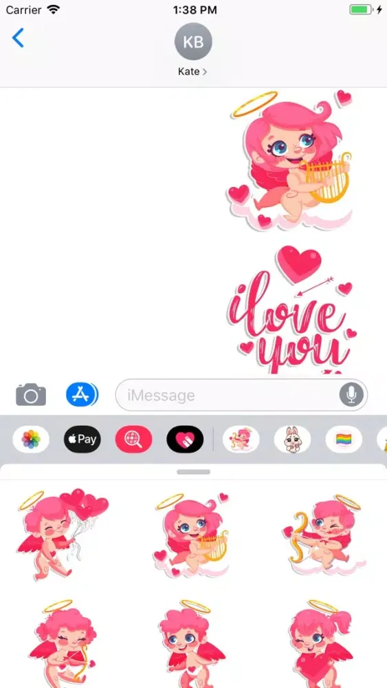 Pure Love Sticker Pack 스크린샷