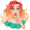 Sexy Redhead Sticker Pack