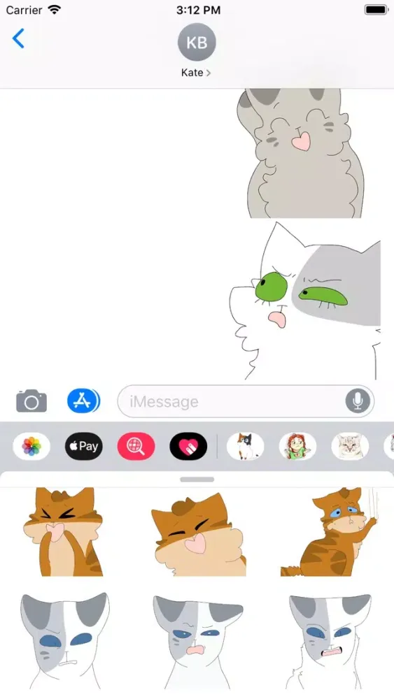 صور Simple Cats Sticker Pack