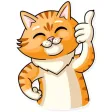 Striped Cat Sticker Pack
