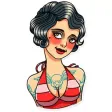 Tattoo Girl Sticker Pack