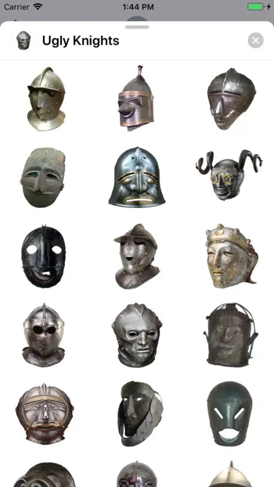 صور Ugly Knights Sticker Pack