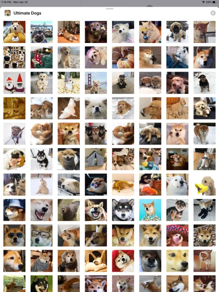Capturas de pantalla de Ultimate Dogs Sticker Pack iPad 