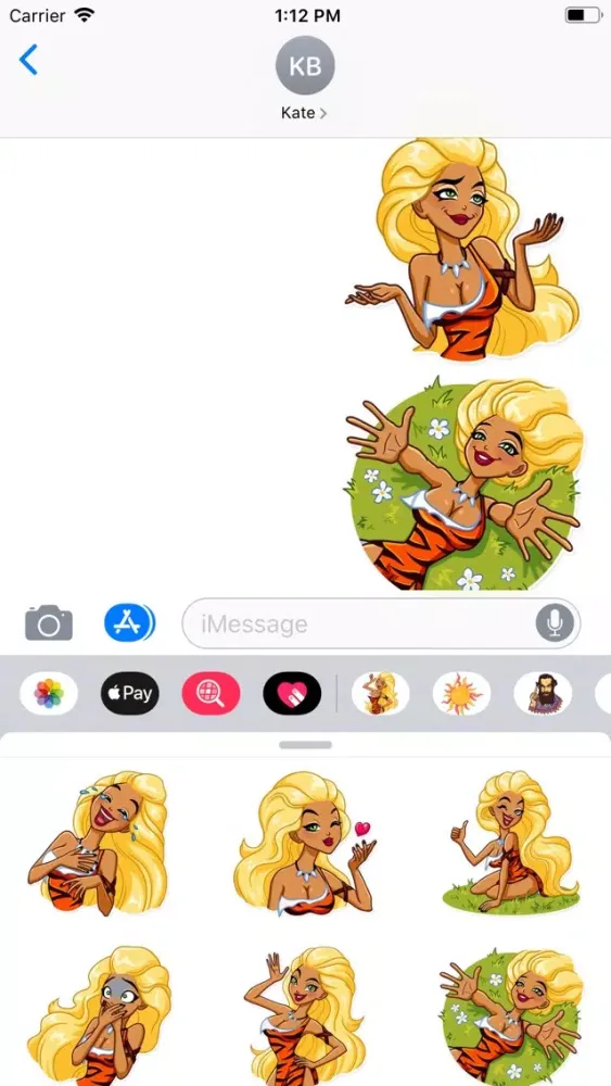 Wild Girl Sticker Pack应用截图