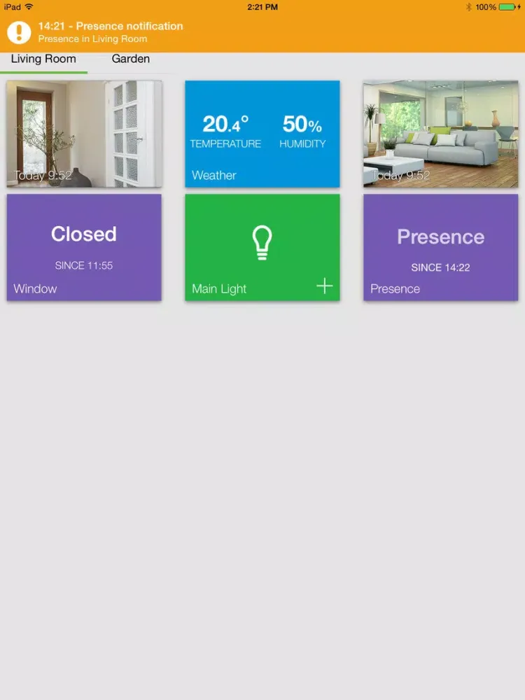 Archos Smart Home iPad  스크린샷