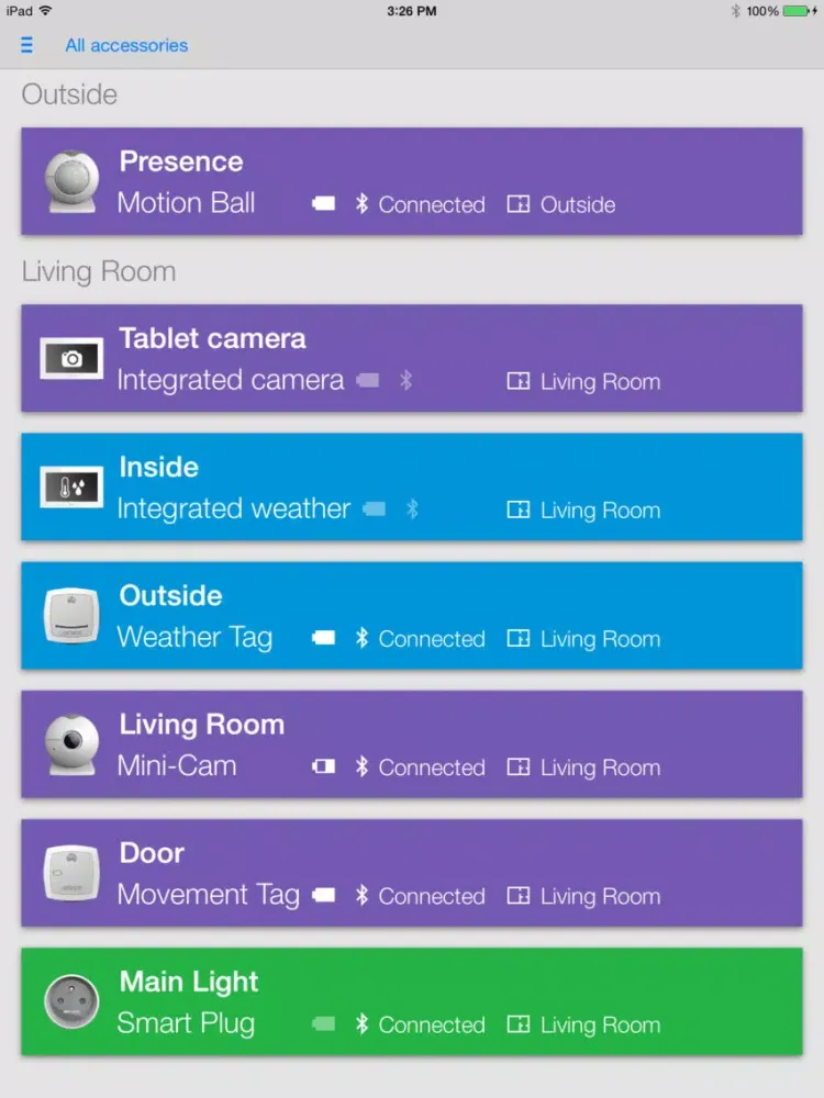 Archos Smart Home iPad  스크린샷